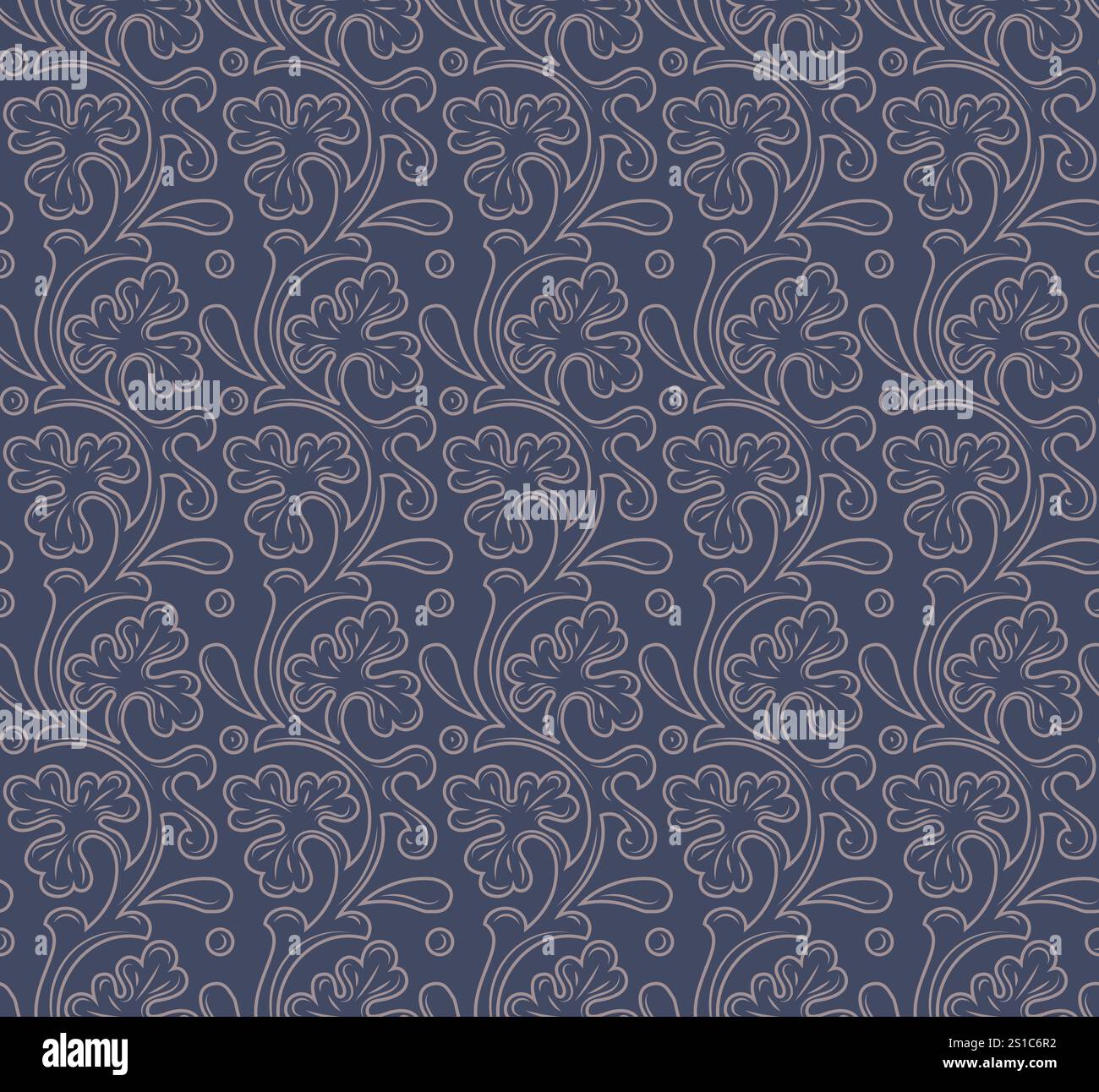 Vector flower seamless pattern element. Elegant texture for backgrounds ...