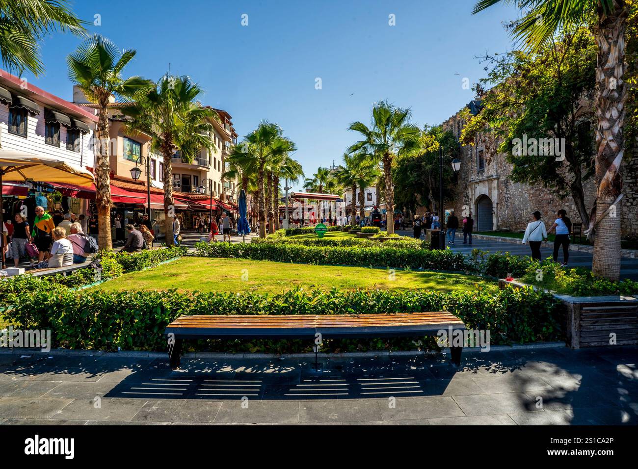 Kusadasi, Aydin – TR - Oct 21, 2024 Barbaros Boulevard in Kuşadası ...