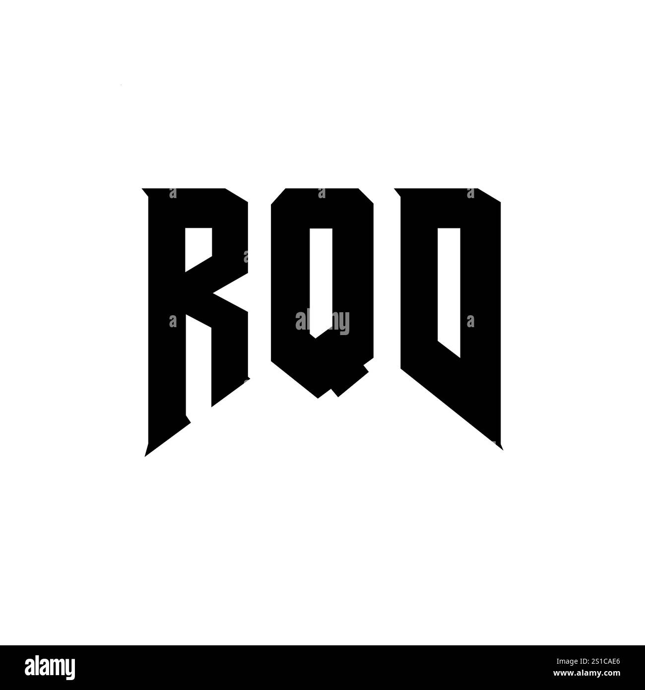 RQD letter logo design for technology company. RQD logo design black ...