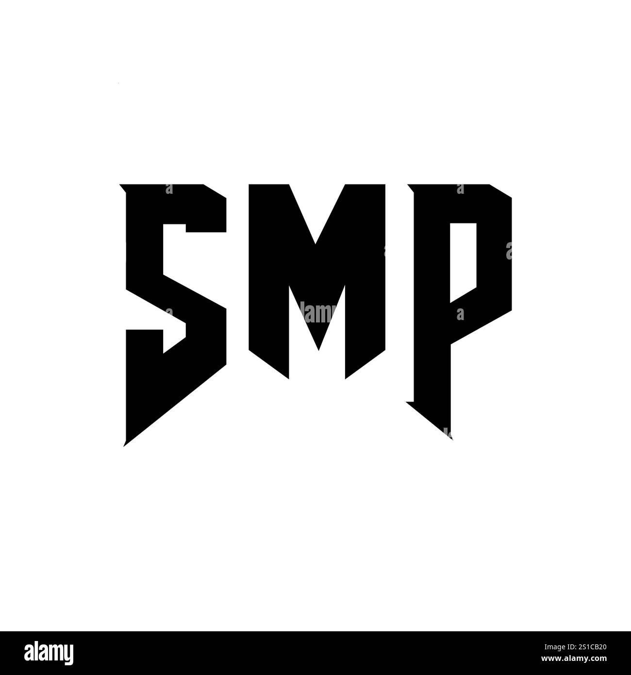 SMP letter logo design for technology company. SMP logo design black ...