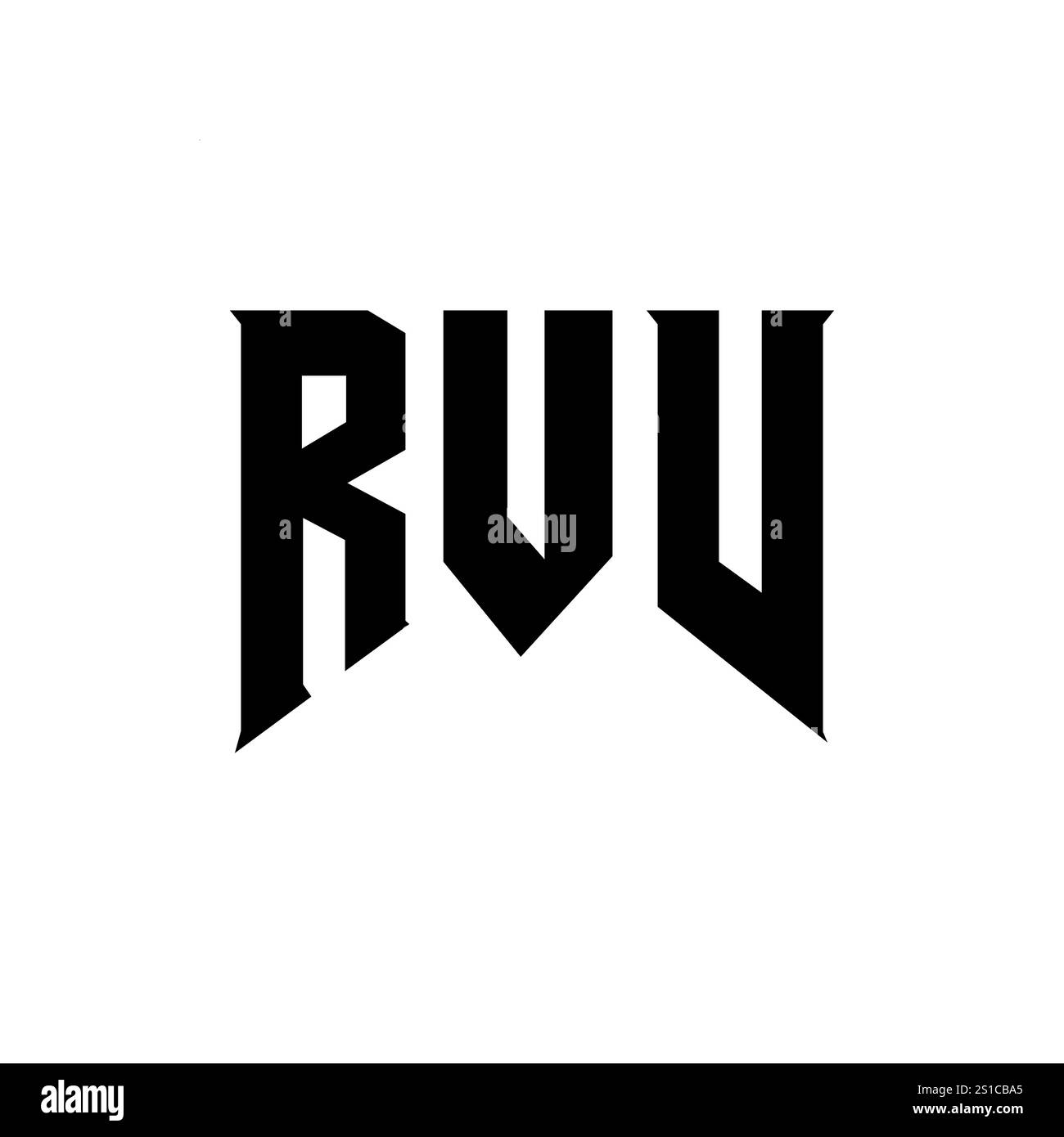 RVV letter logo design for technology company. RVV logo design black ...