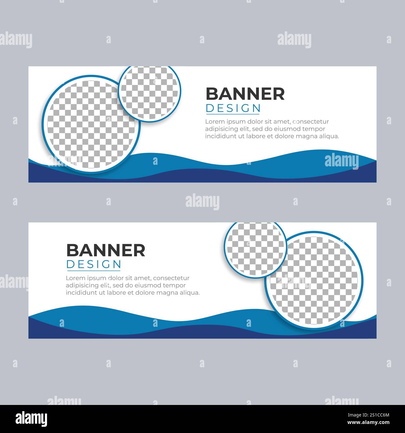 Vector Abstract banner modern web template - Vector Stock Vector
