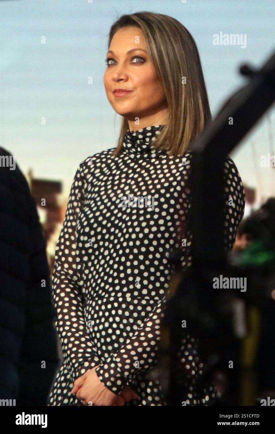 NEW YORK, NY JANUARY 2 Ginger Zee on the set of Good Morning America