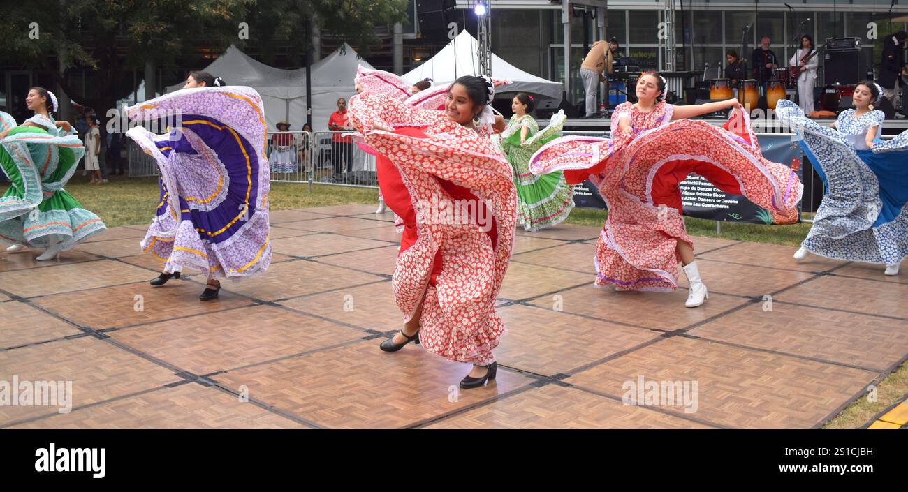 Des Moines, Iowa, USA - August 22, 2024: Iowa's Latino Heritage