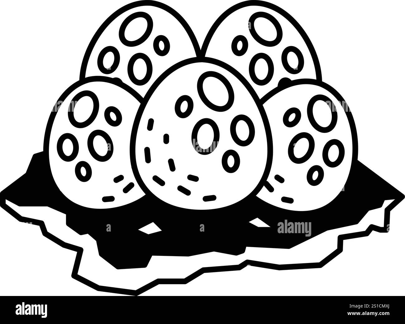 Four round objects Stock Vector Images - Alamy