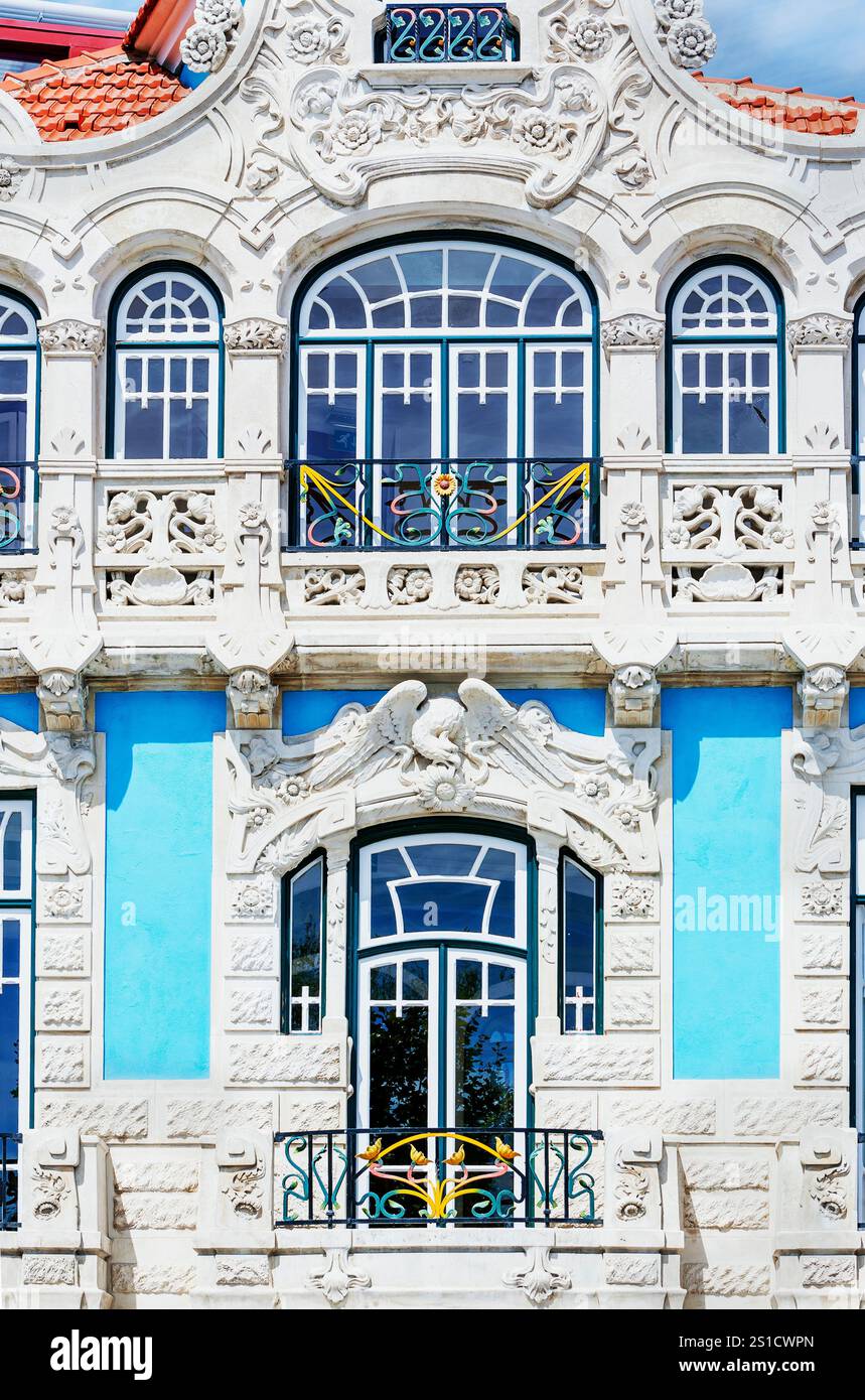 Art Nouveau Building Facade Aveiro Portugal Stock Photo Alamy art-nouveau-building-facade-aveiro-portugal-stock-photo-alamy