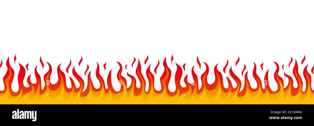 fire flame seamless background Stock Vector Image & Art - Alamy