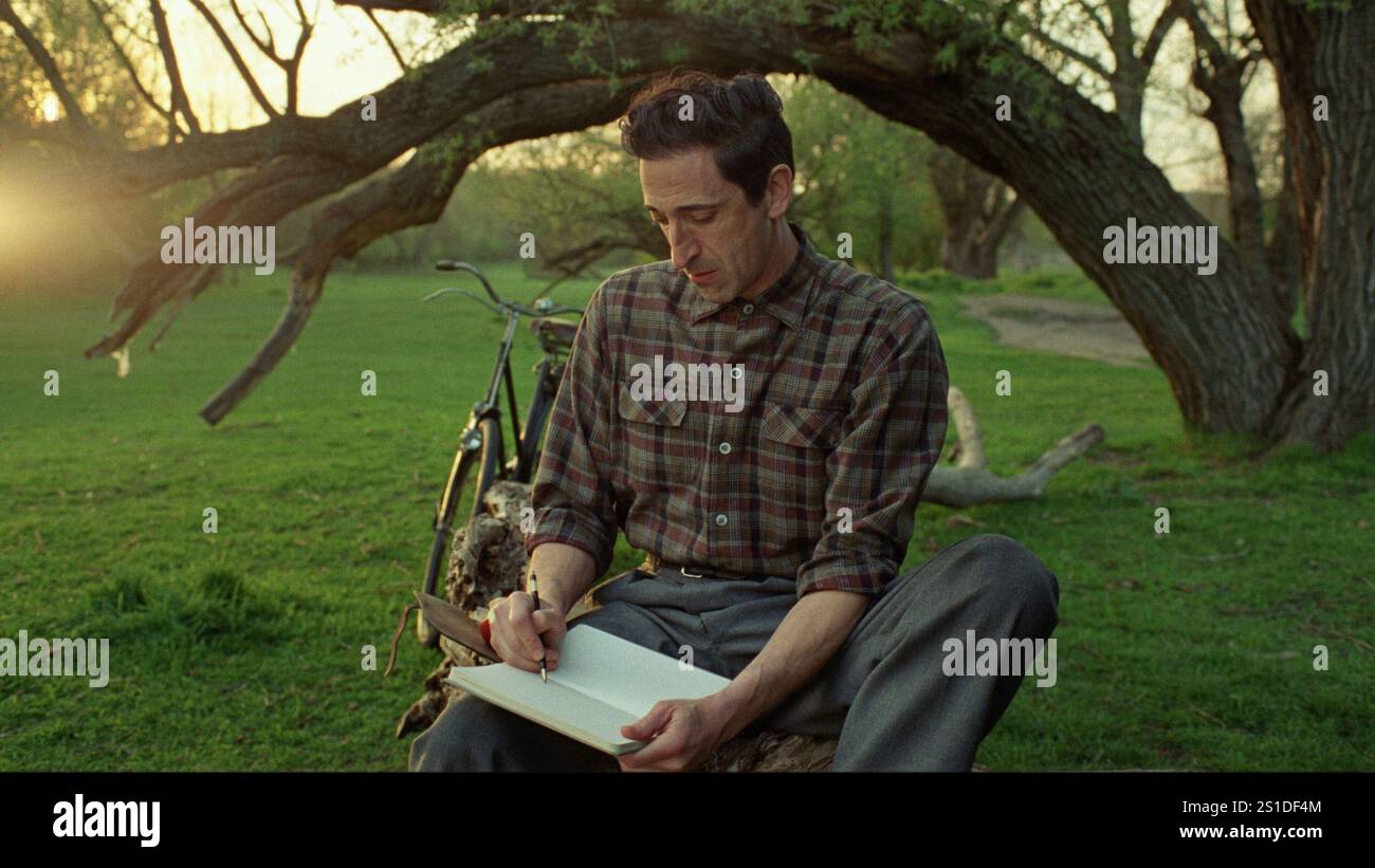 ADRIEN BRODY in THE BRUTALIST (2024), directed by BRADY CORBET. Credit ...