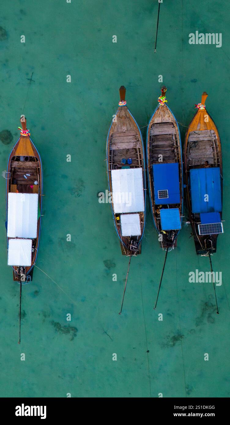 Drone longtail boat hi-res stock photography and images - Alamy