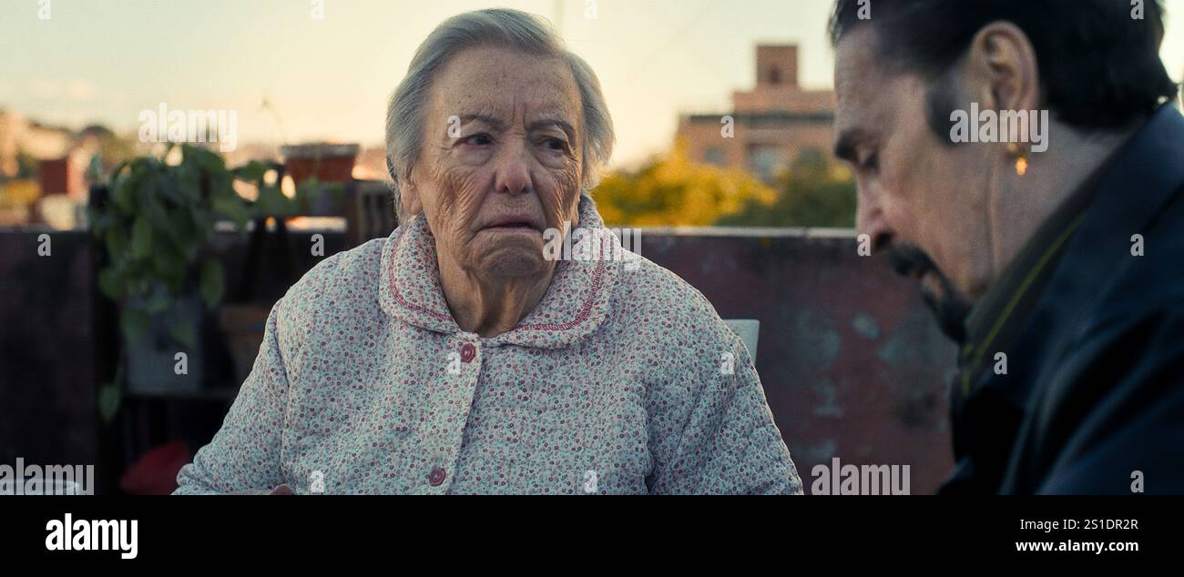 MARIA GALIANA and DANIEL FARALDO in SOCIETAT NEGRA (2024), directed by RAMON TERMENS. Credit: ICEC / Segarra Films / TV3 / Album Stock Photo