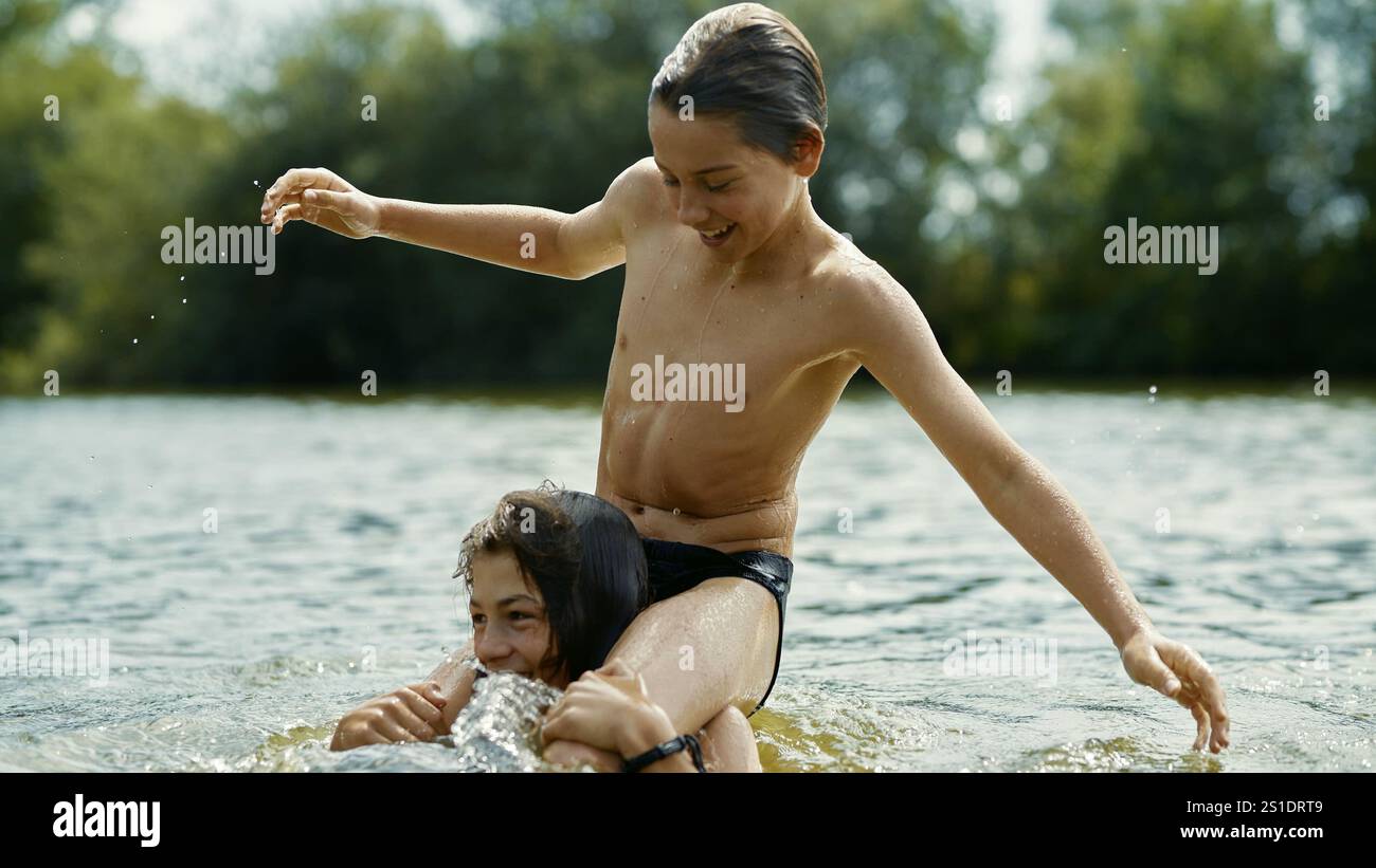 LOU GOOSSENS and MARIUS DE SAEGER in YOUNG HEARTS (2024), directed by