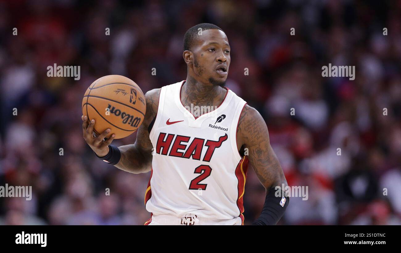 Miami Heat guard Terry Rozier III during an NBA basketball game against ...