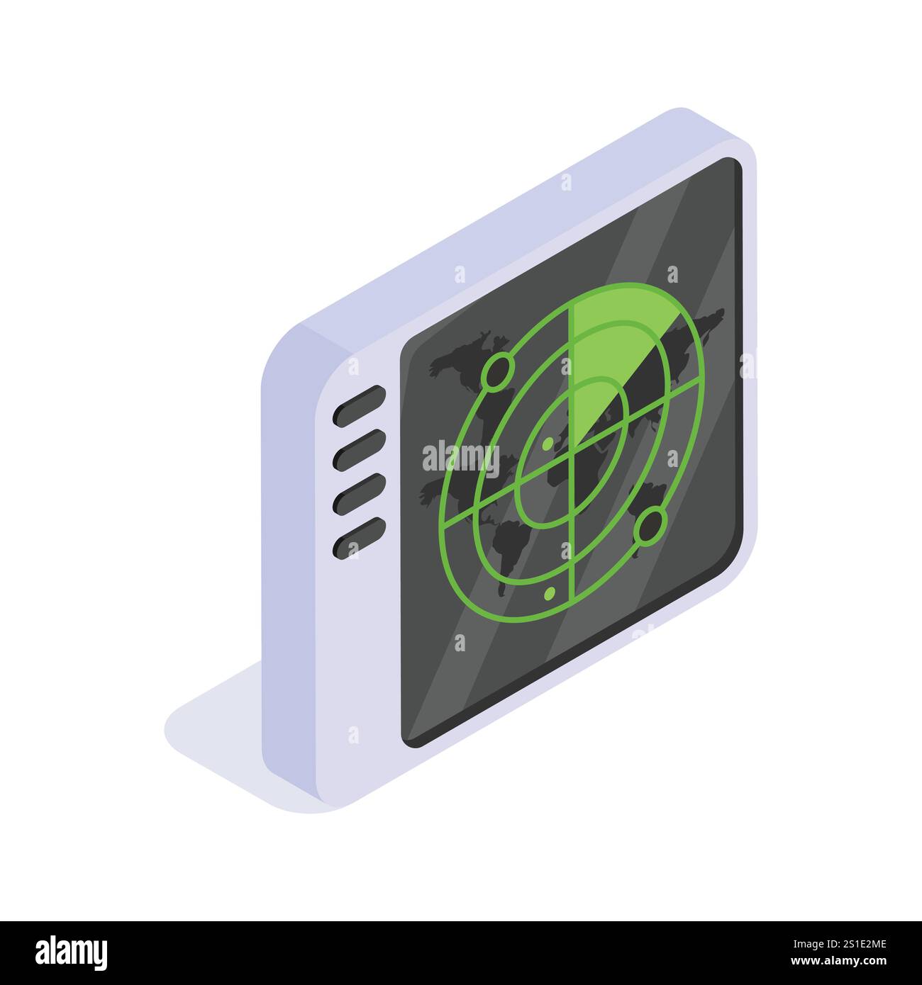 Radar map app Stock Vector Images - Alamy