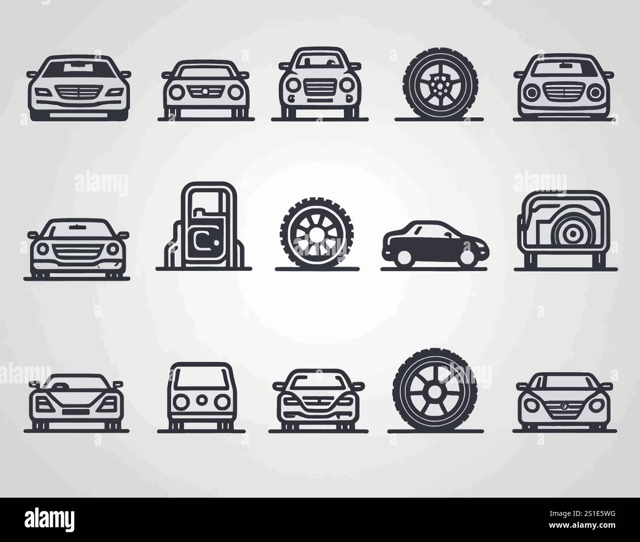 Linear transport and travel icons Stock Vector Image & Art - Alamy