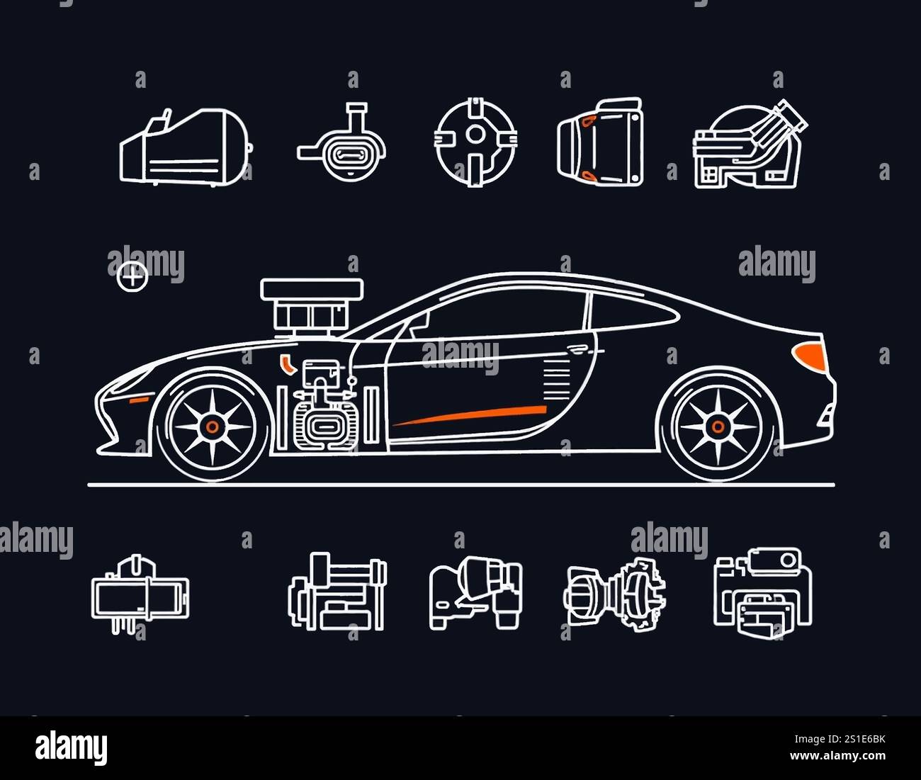 Linear transport and travel icons Stock Vector Image & Art - Alamy