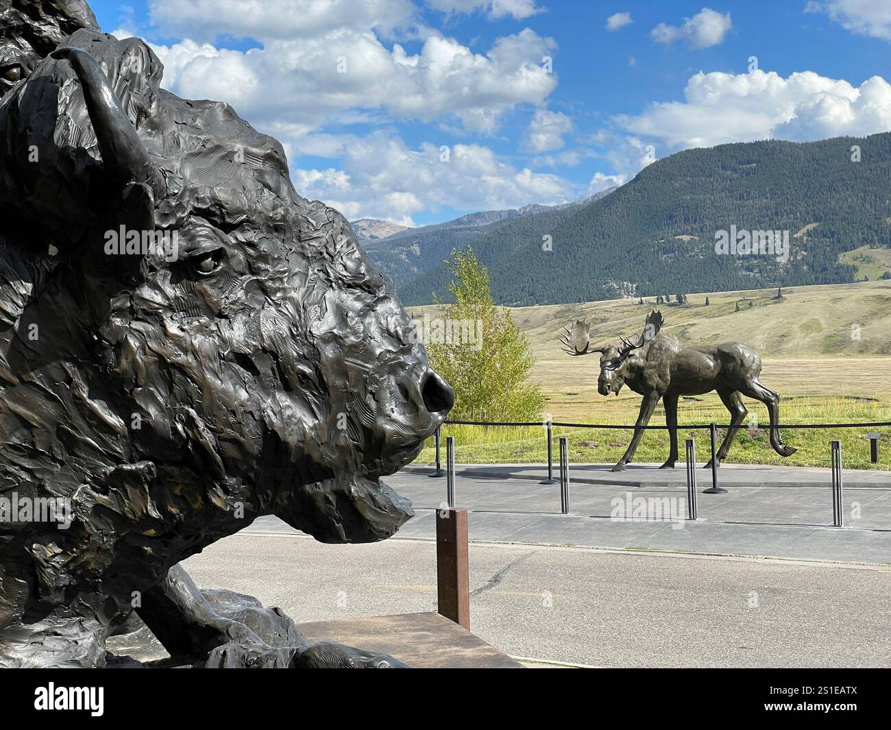 National Museum of Wildlife Art, Jackson, Jackson Hole, Grand Teton National Park, Wyoming, USA - Smartphone Captured Stock Image