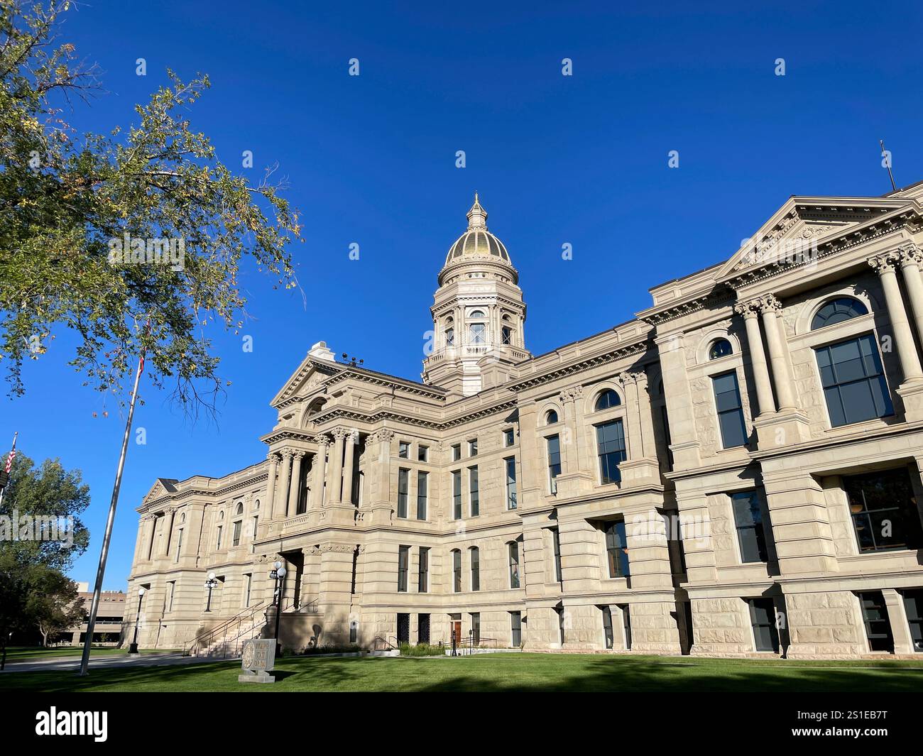 The State Capitol Building at Cheyenne Wyoming, USA - Smartphone Captured Stock Image