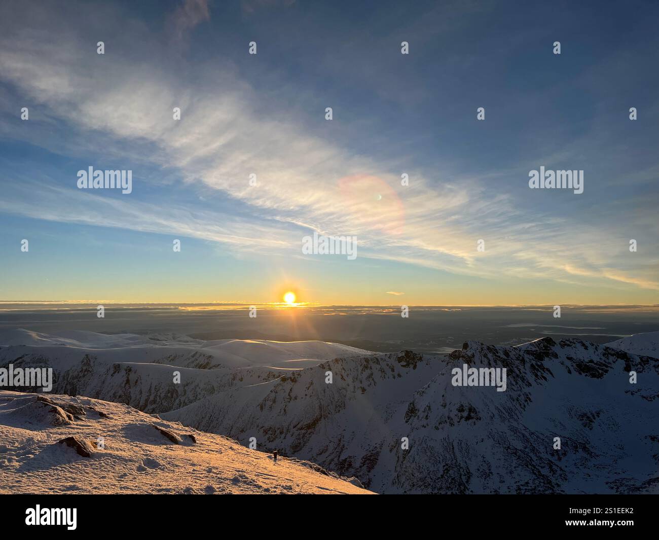 Mussal Peak, Rila Mountain, Bulgaria - Smartphone Captured Stock Image