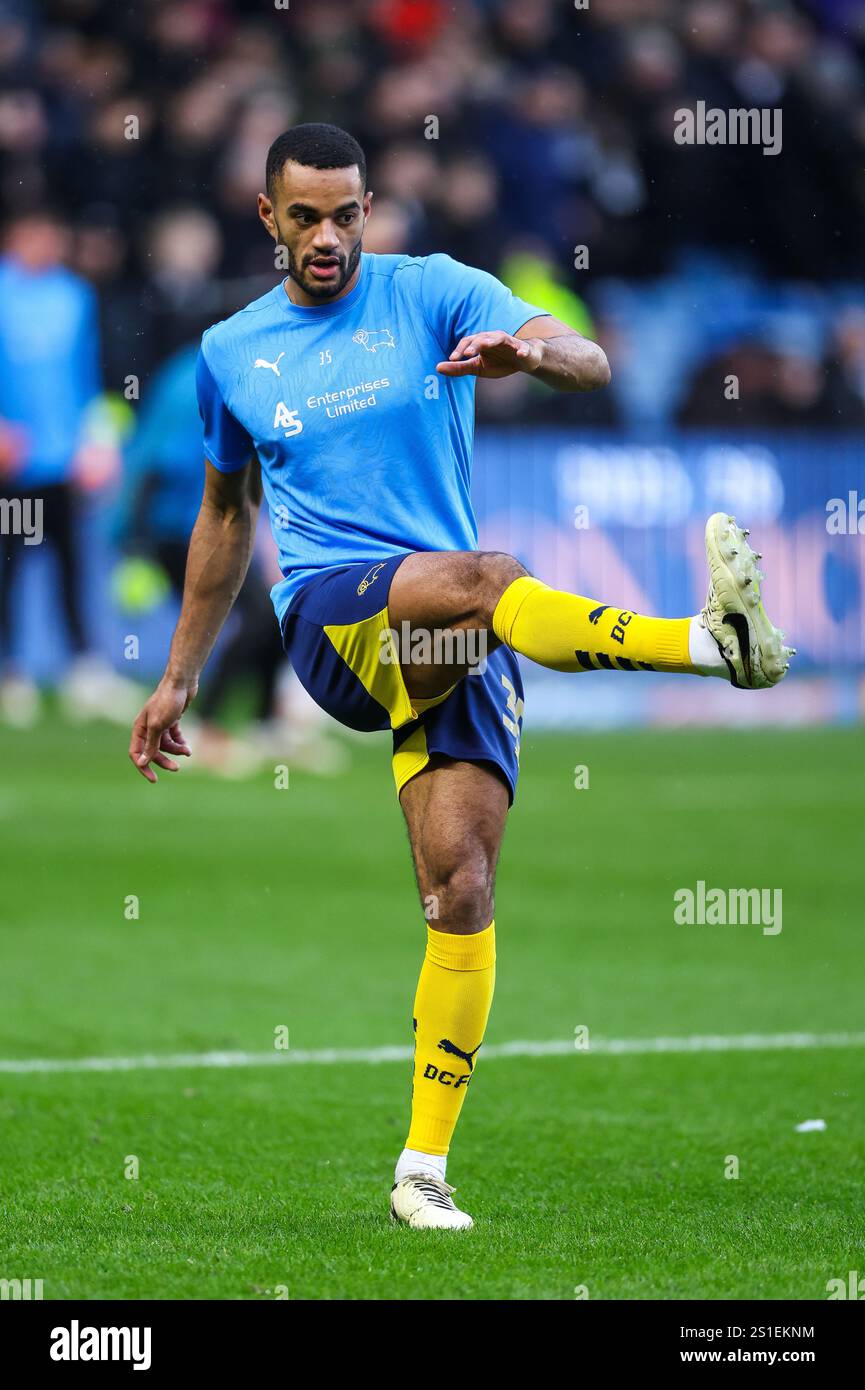 Derby County's Curtis Nelson during the Sky Bet Championship match at