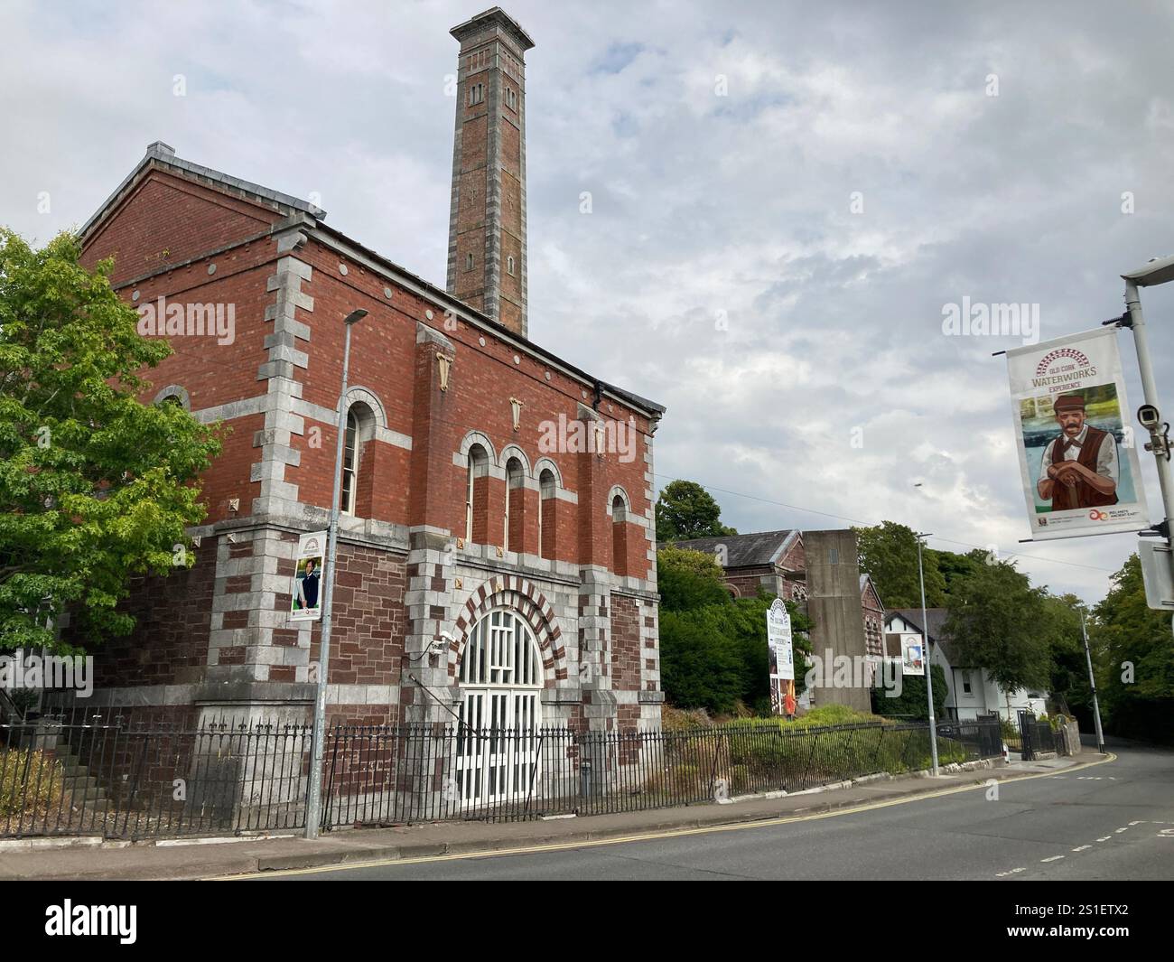 Old Cork Waterworks Experience. Cork tourist attraction. Industrial heritage. Steam pump. Cast iron - Smartphone Captured Stock Image