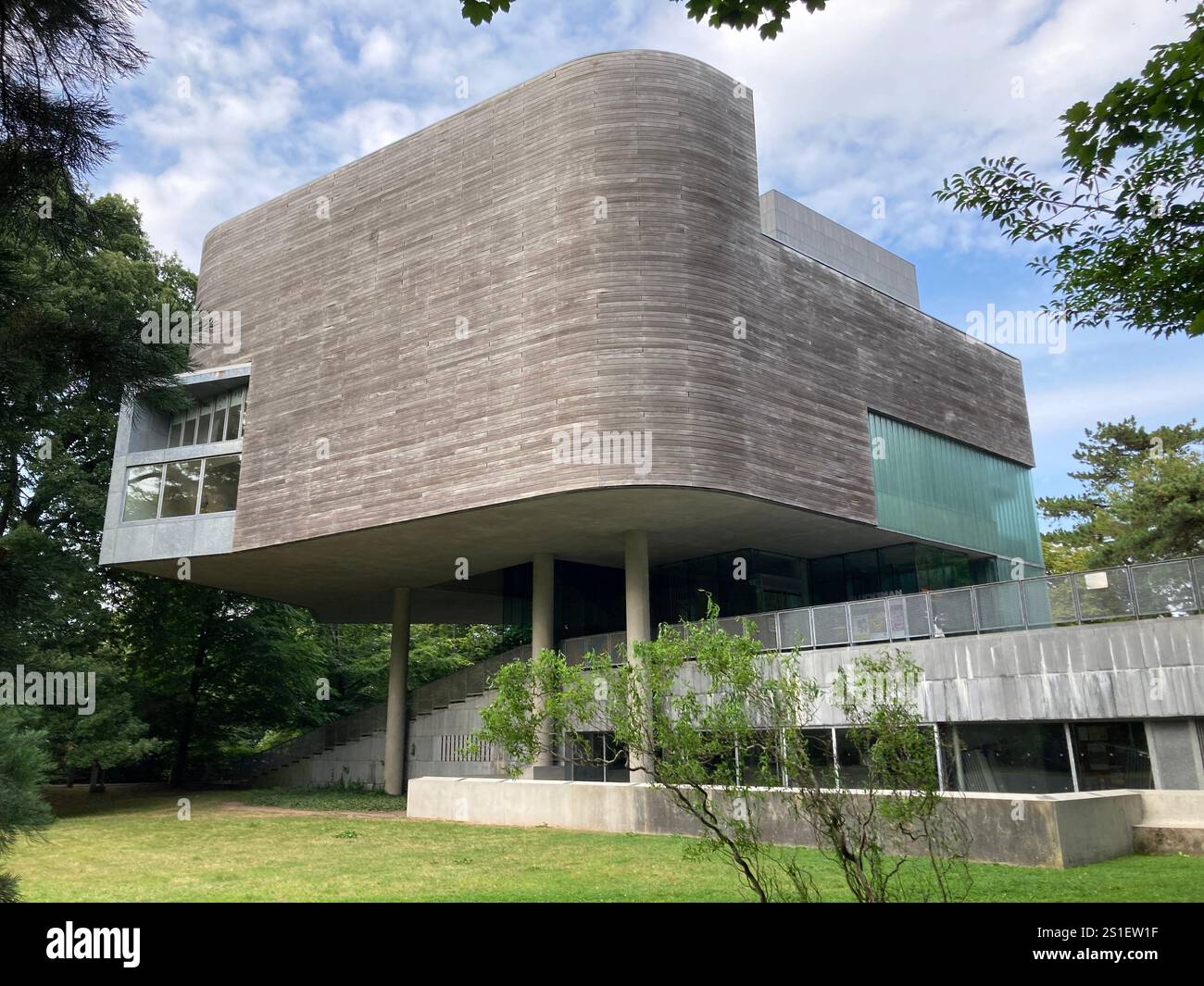 Buildings and streets in Cork, Ireland. Irish iconic landscape with Famous building and architecture - Smartphone Captured Stock Image