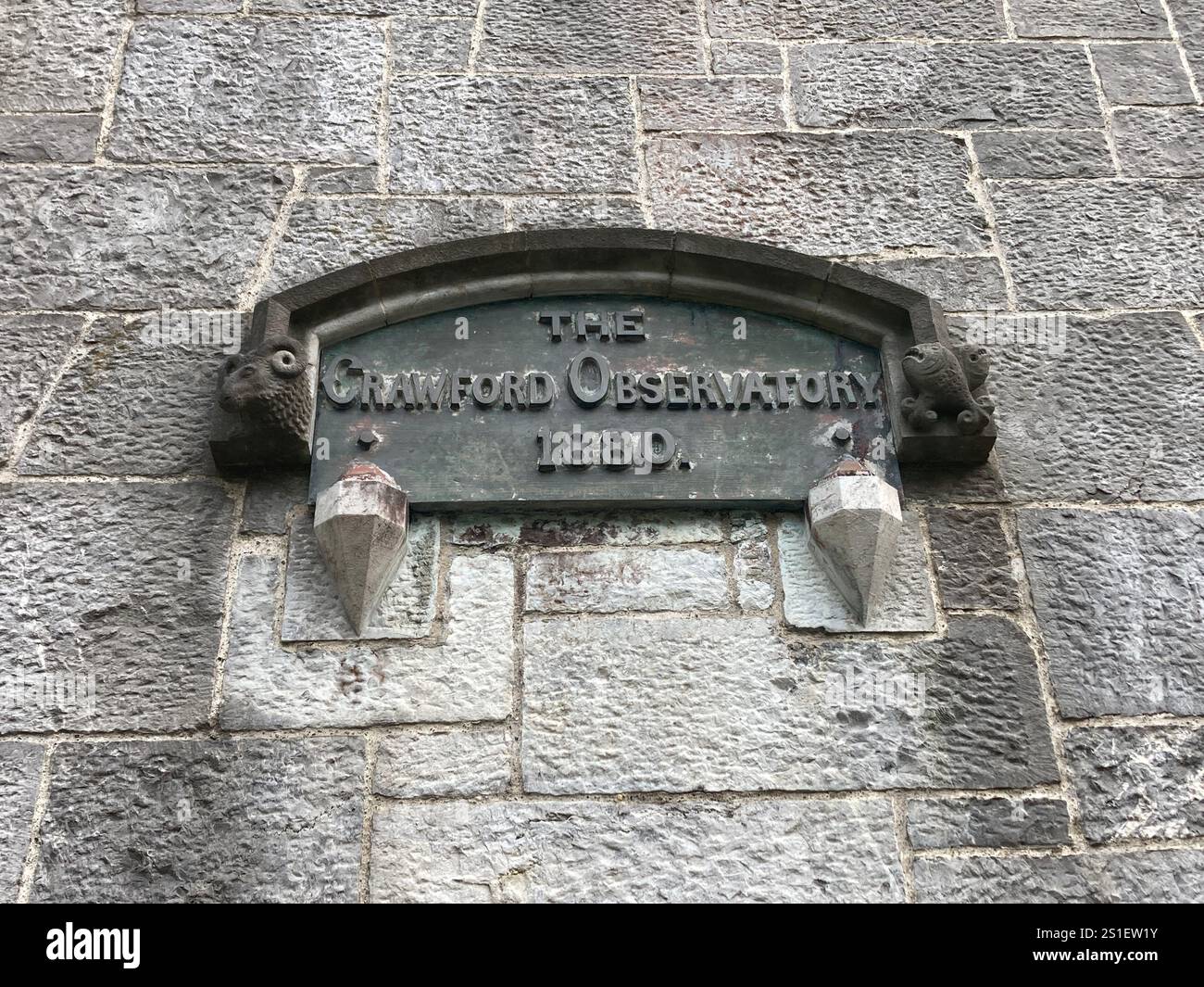 Buildings and streets in Cork, Ireland. Irish iconic landscape with Famous building and architecture - Smartphone Captured Stock Image