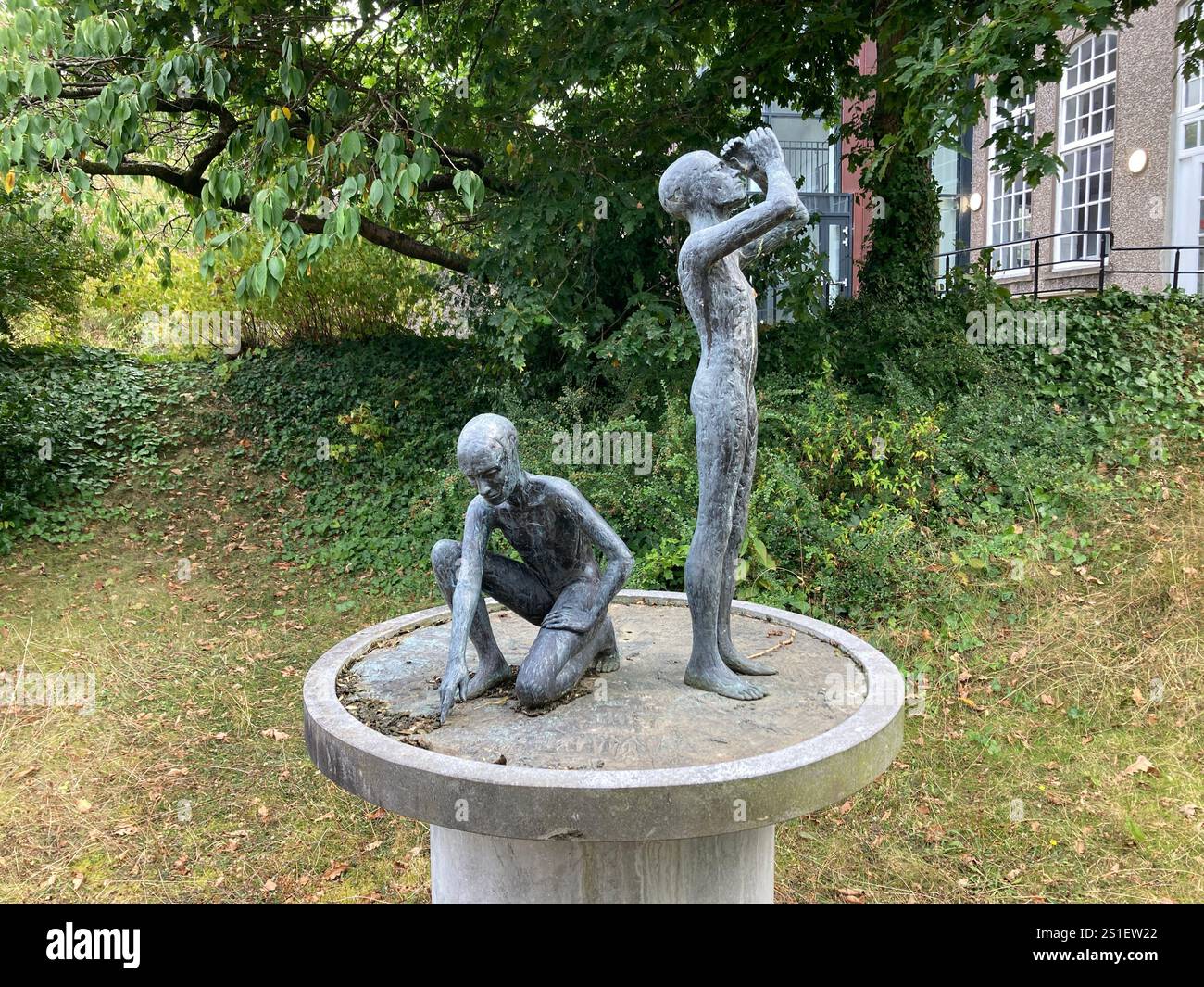 Buildings and streets in Cork, Ireland. Irish iconic landscape with Famous building and architecture - Smartphone Captured Stock Image