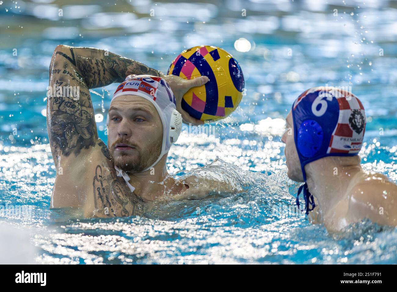 Jerko Marinic Kragic of Croatian water polo team,during preparations