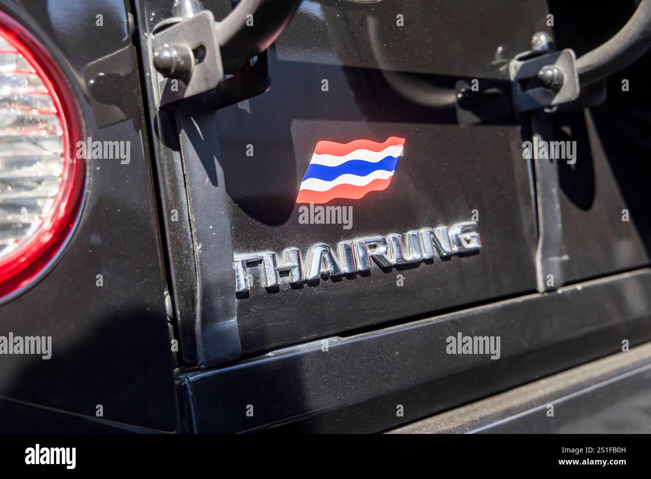 Fahrzeug der thailiändischen Automarke Thai Rung Union Car. / 28.11. ...