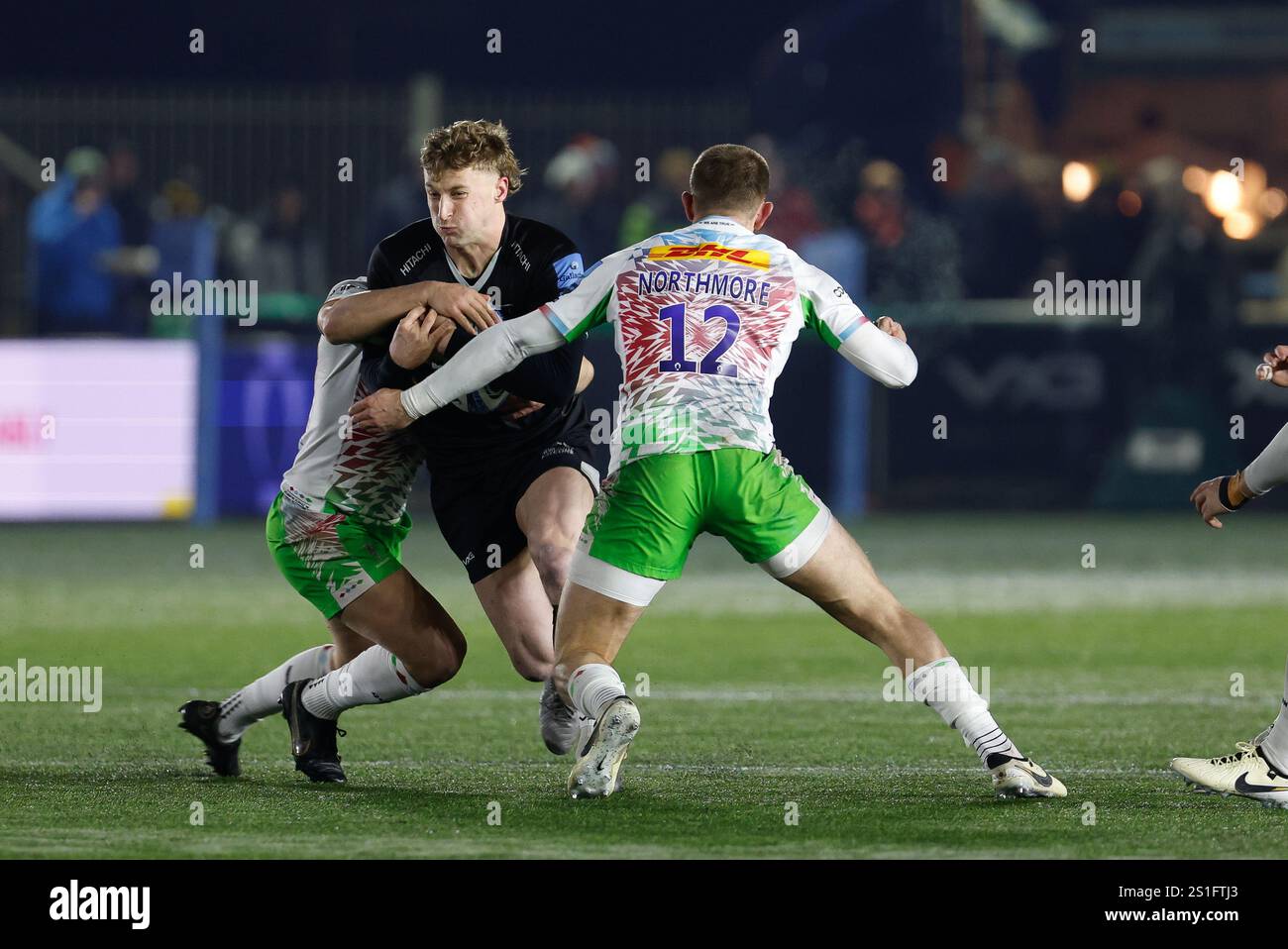 Newcastle, Gbr. 21st Dec, 2024. Alex Hearle of Newcastle Falcons is ...