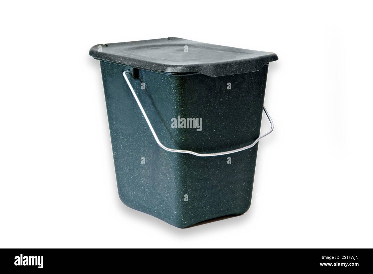Waste bin for organic waste against a white background Stock Photo - Alamy