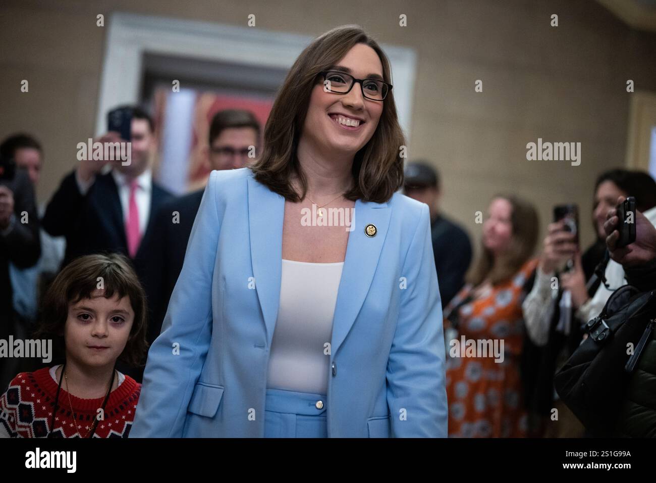 UNITED STATES JANUARY 3 Rep. Sarah McBride, DDel., is seen in the U