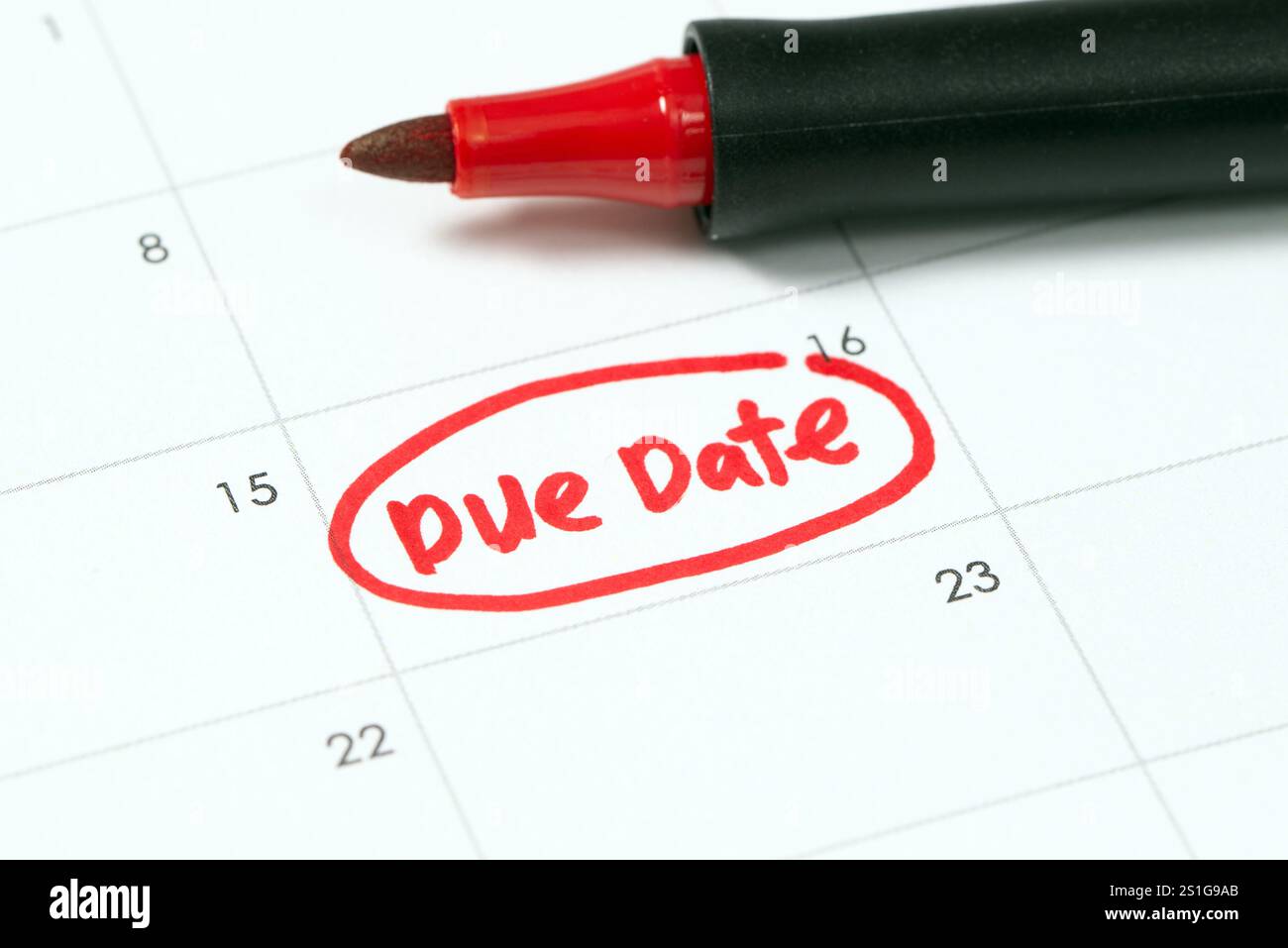 Time managemnt assignment due date -Alamy