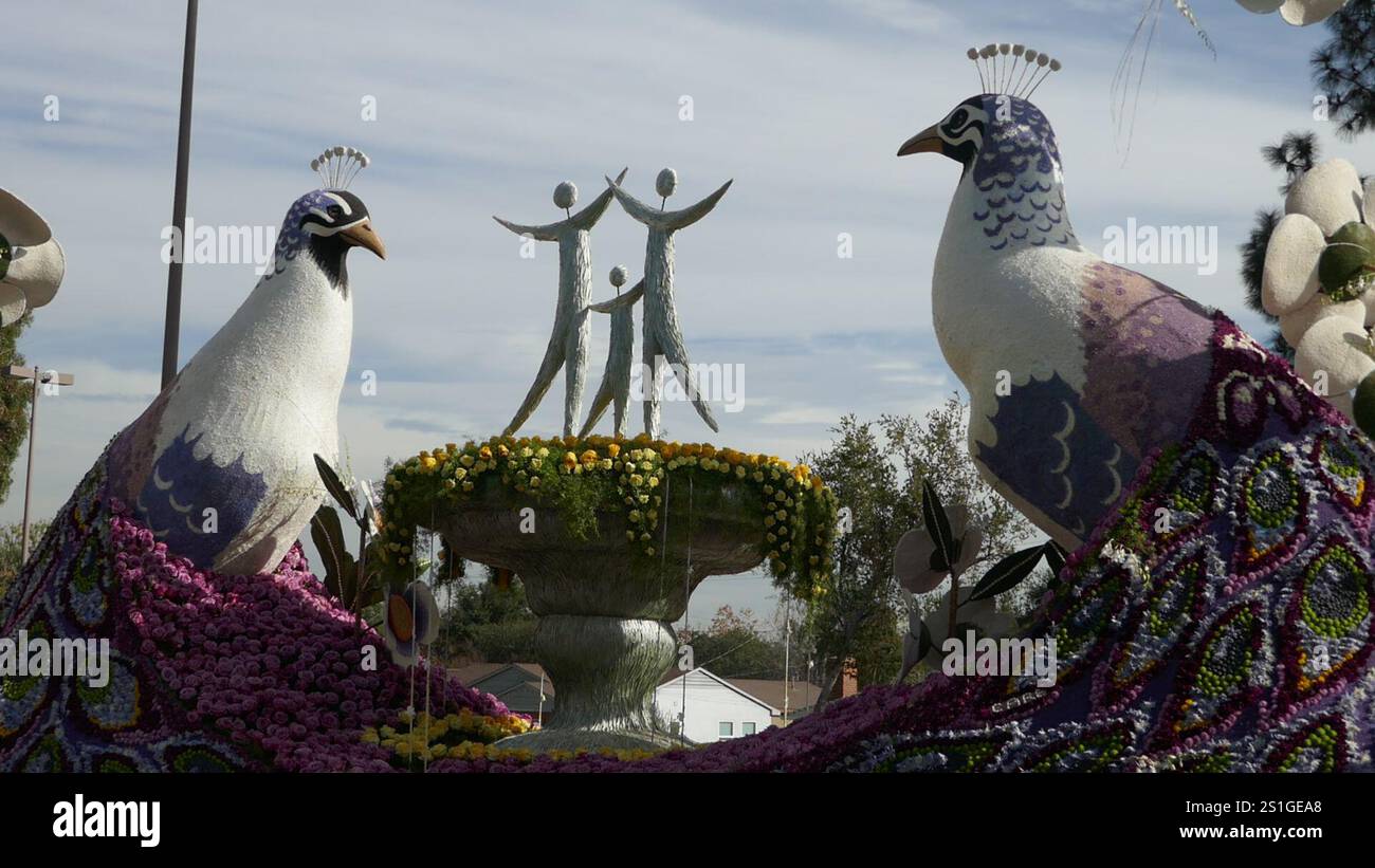 Pasadena, California, USA 3rd January 2025 at 2025 Birds on Float at