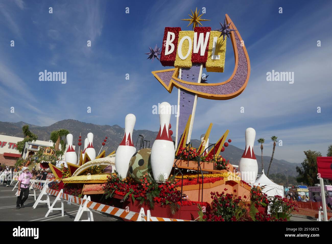 Pasadena, California, USA 3rd January 2025 at 2025 Bowl Float at
