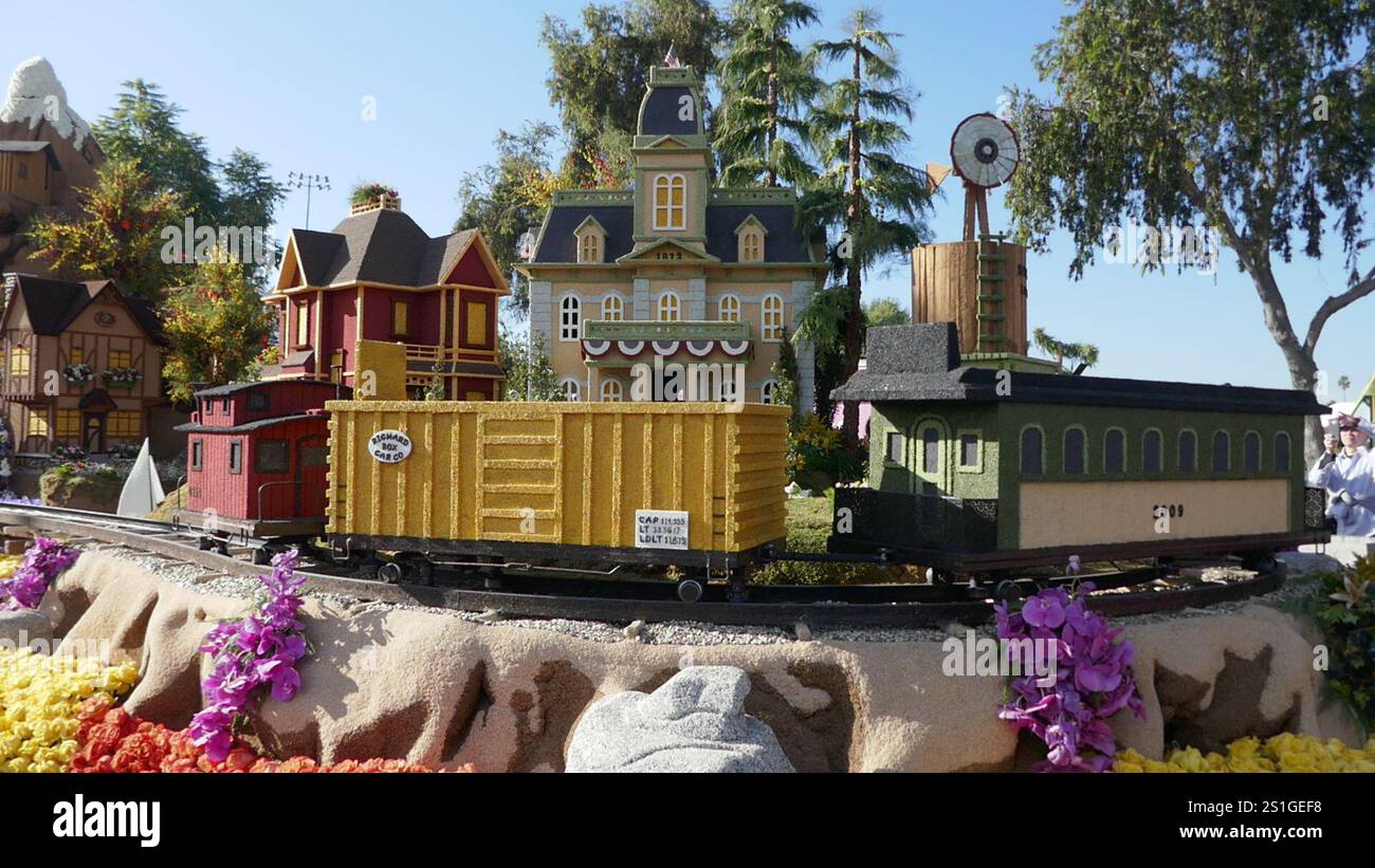 Pasadena, California, USA 3rd January 2025 at 2025 Train on Float at