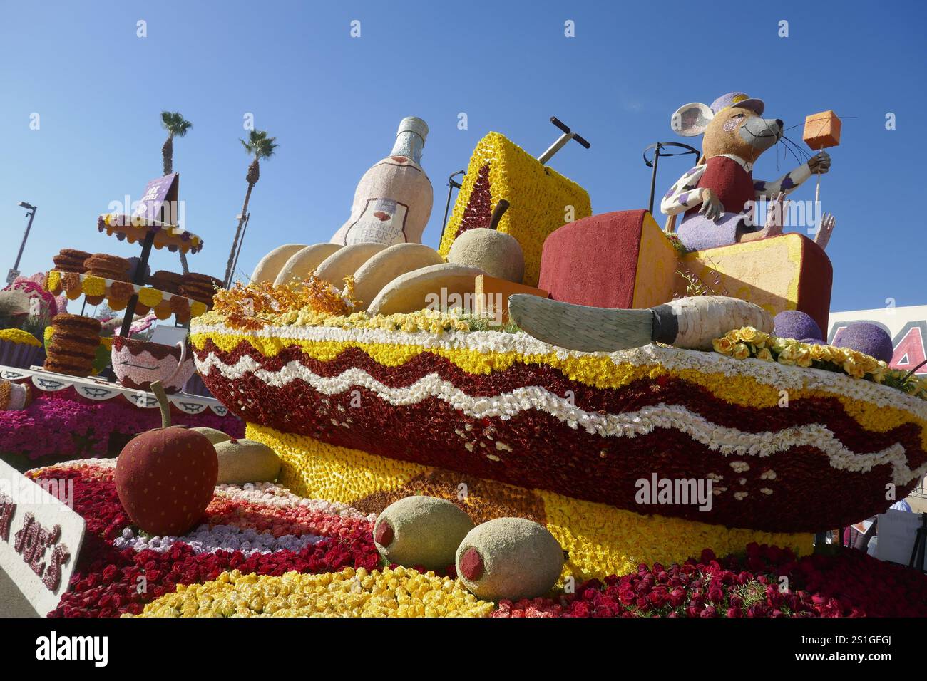 Pasadena, California, USA 3rd January 2025 at 2025 Trader Joes Float at