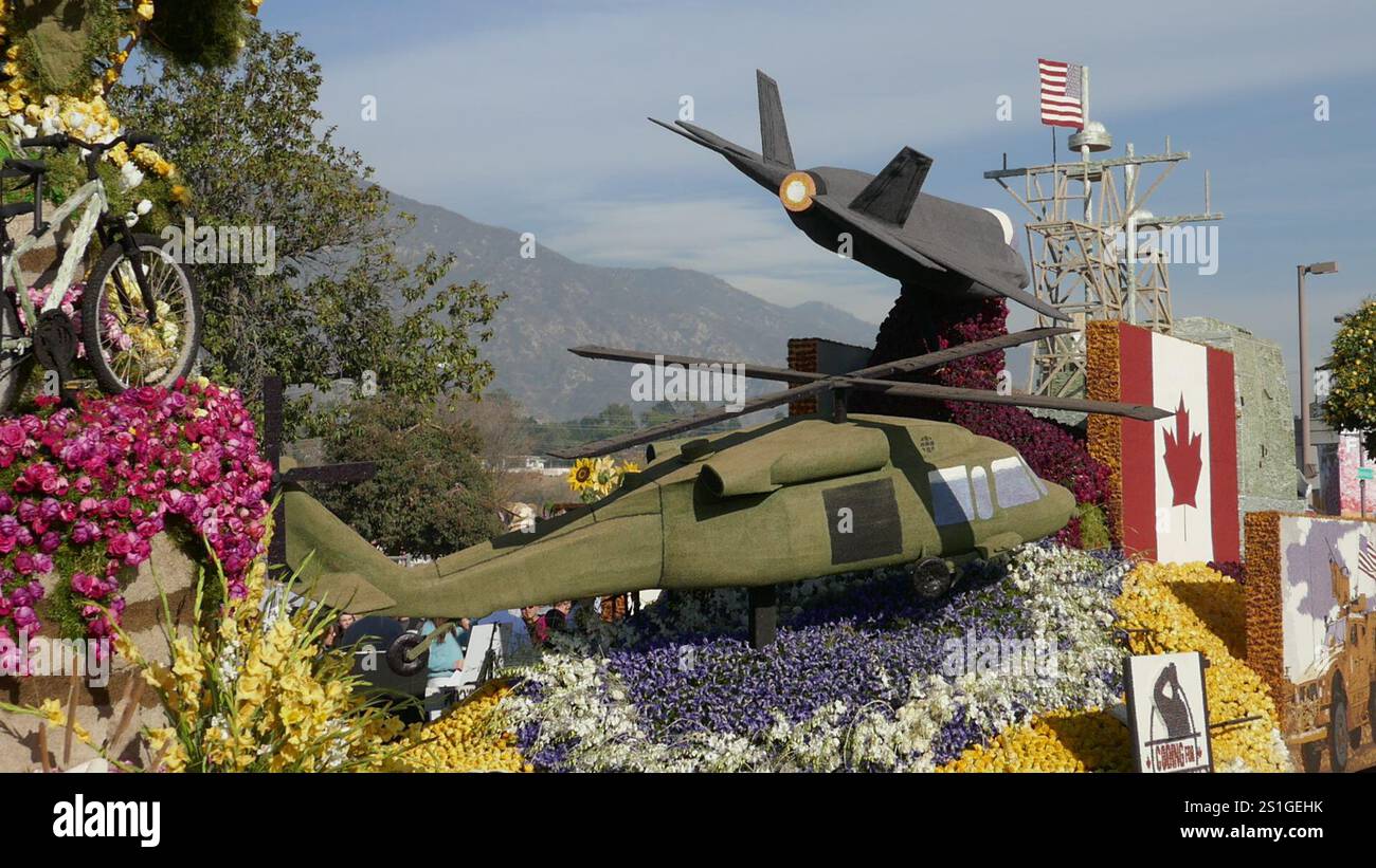 Pasadena, California, USA 3rd January 2025 at 2025 Helicopter on Float