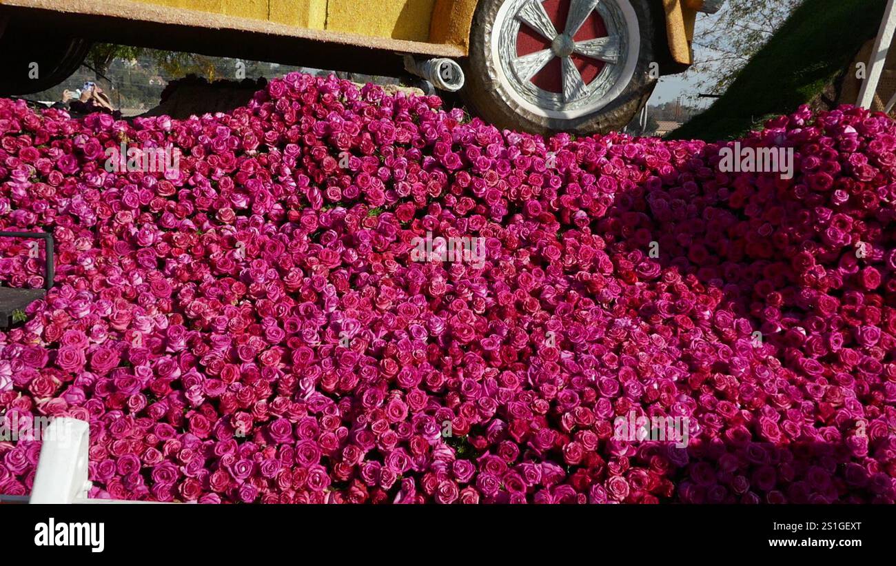 Pasadena, California, USA 3rd January 2025 at 2025 Roses on Float at