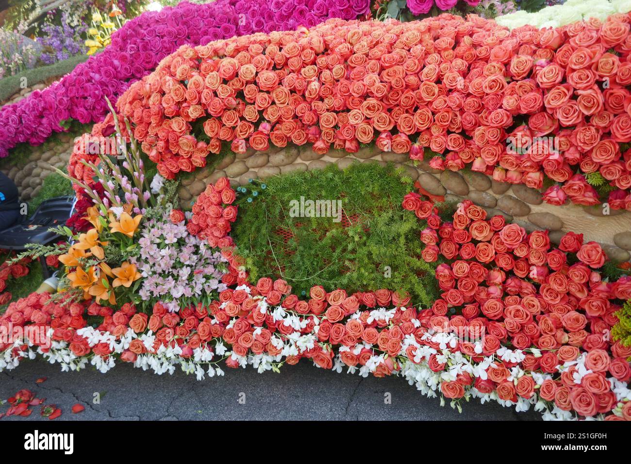 Pasadena, California, USA 3rd January 2025 at 2025 Roses on Float at