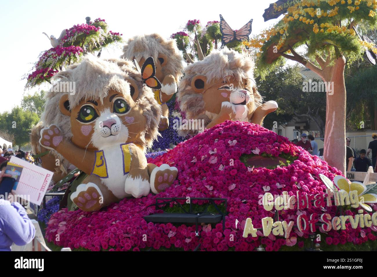 Pasadena, California, USA 3rd January 2025 at 2025 Lions on Float at