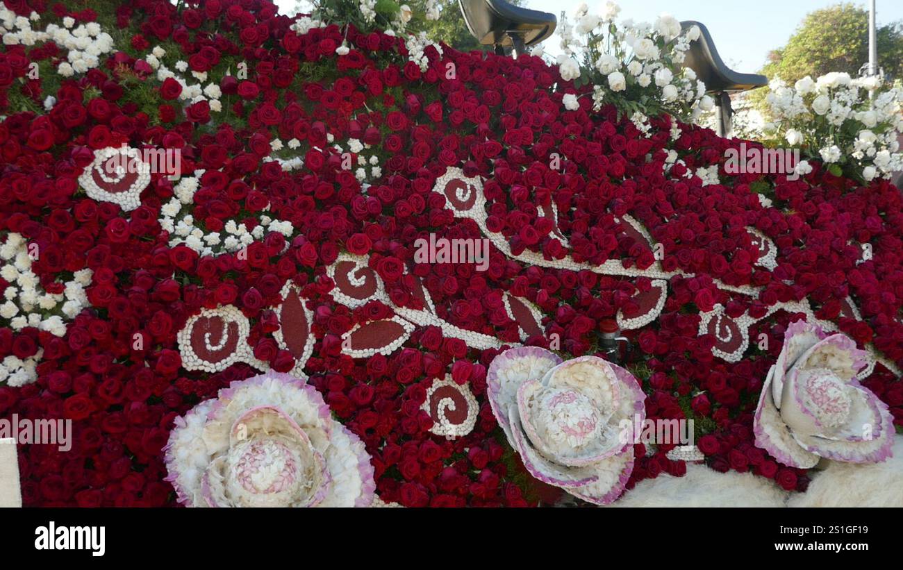 Pasadena, California, USA 3rd January 2025 at 2025 Roses on Float at