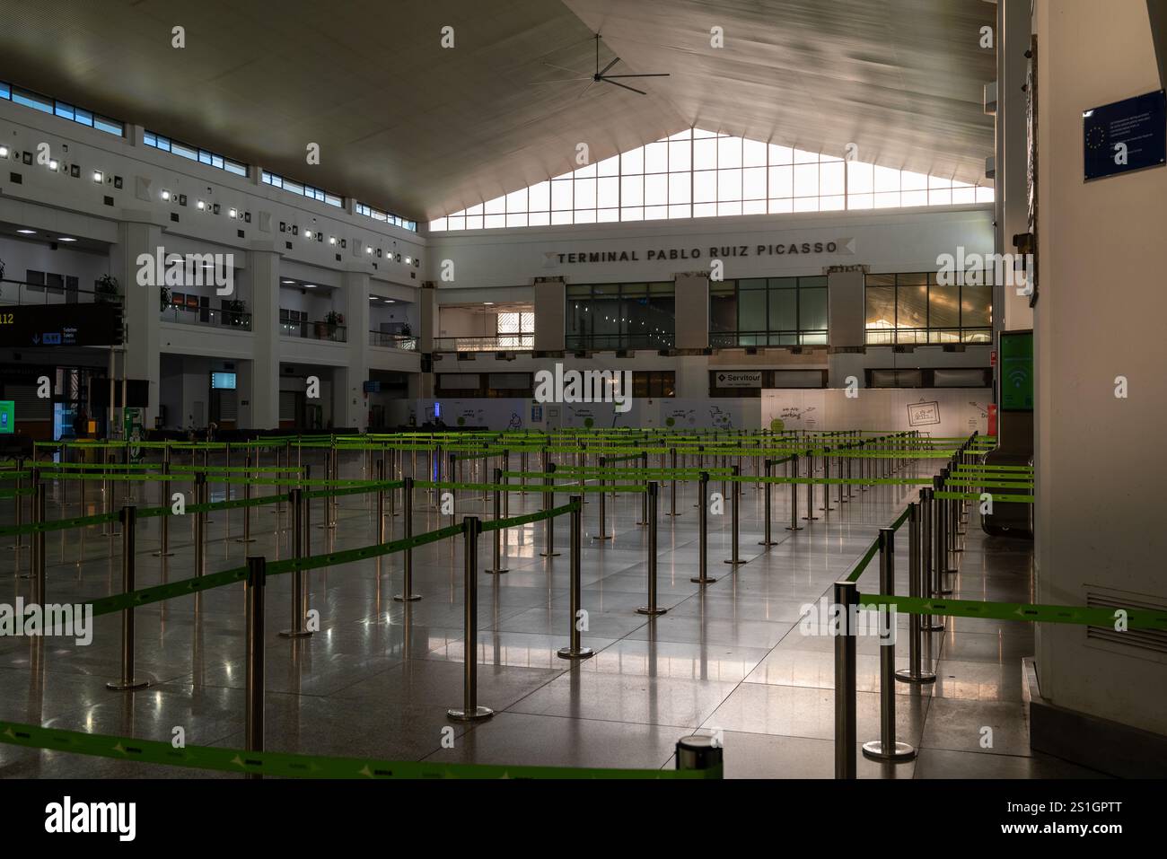 Malaga, Spain, 01 January 2025 Terminal Pablo Ruiz Picasso at Malaga ...