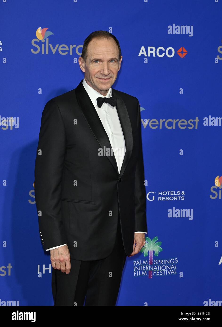 PALM SPRINGS, CA. January 03, 2025 Ralph Fiennes arriving at the 2025
