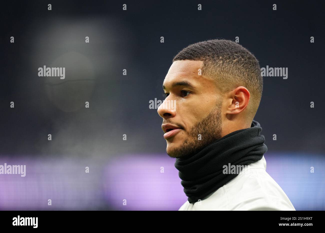 Tottenham Hotspur goalkeeper Brandon Austin warming up before the ...