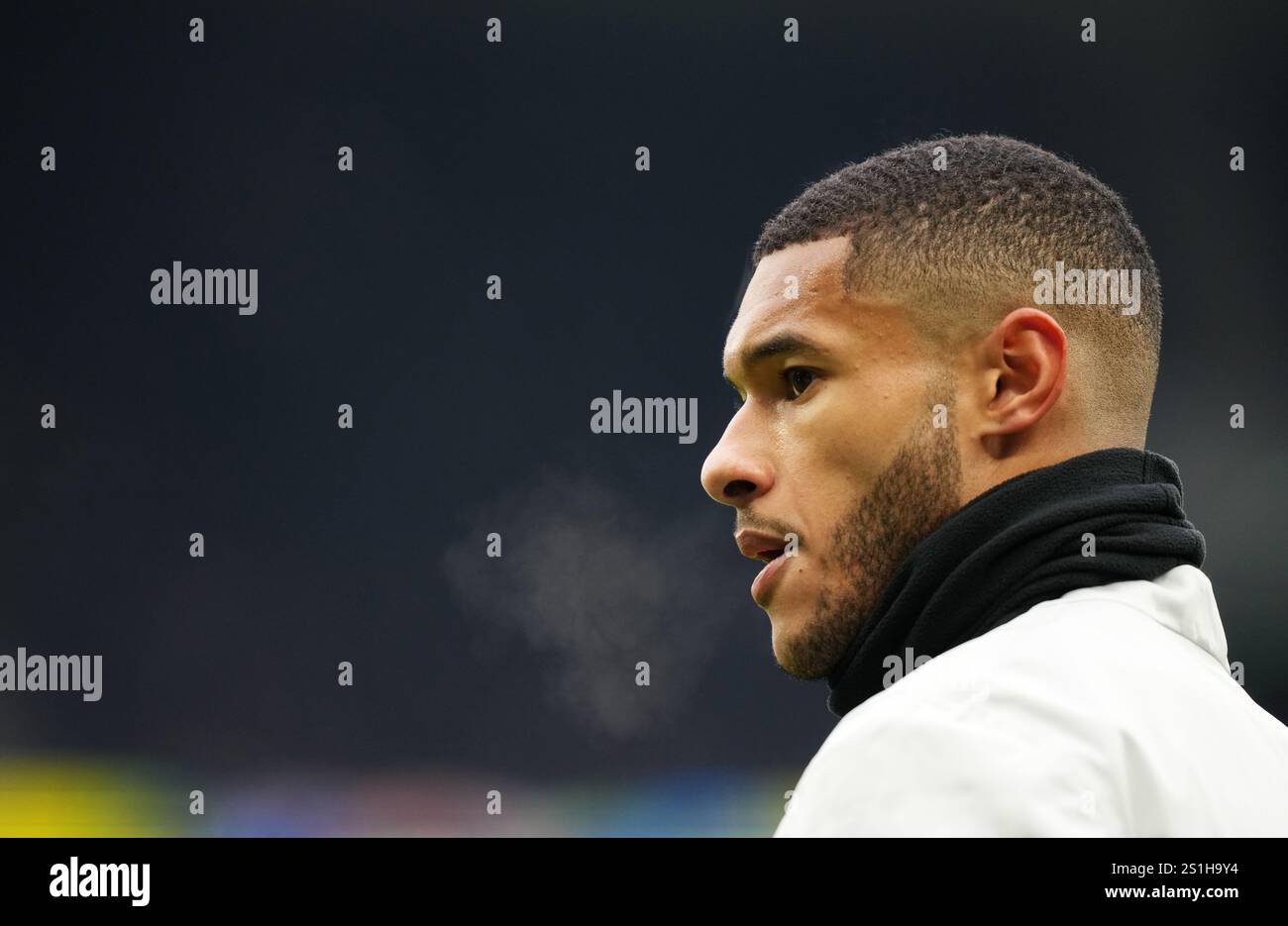 Tottenham Hotspur goalkeeper Brandon Austin warming up before the ...
