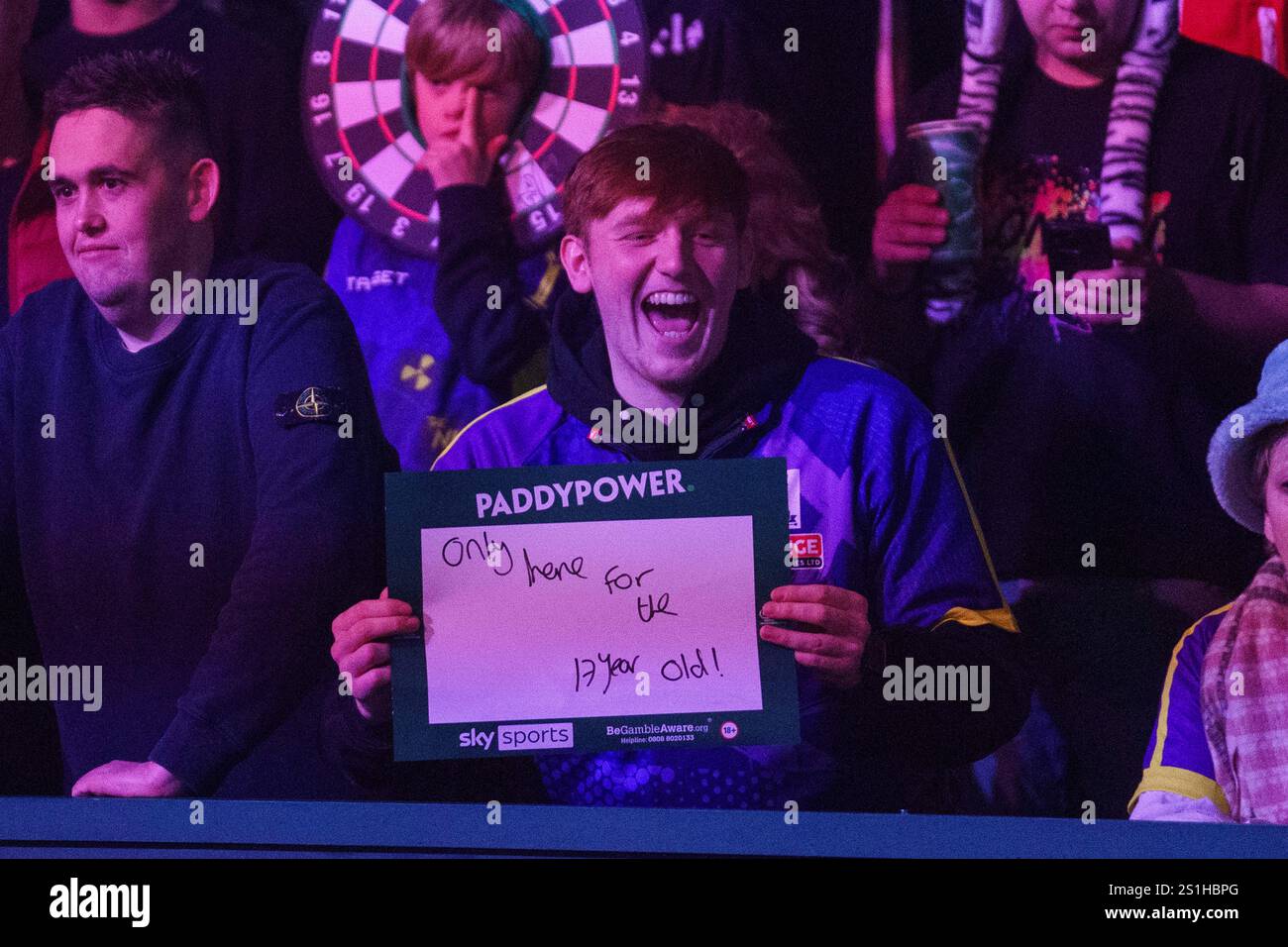London, UK. 03rd Jan, 2025. Angry Ginge during the final of the Paddy ...
