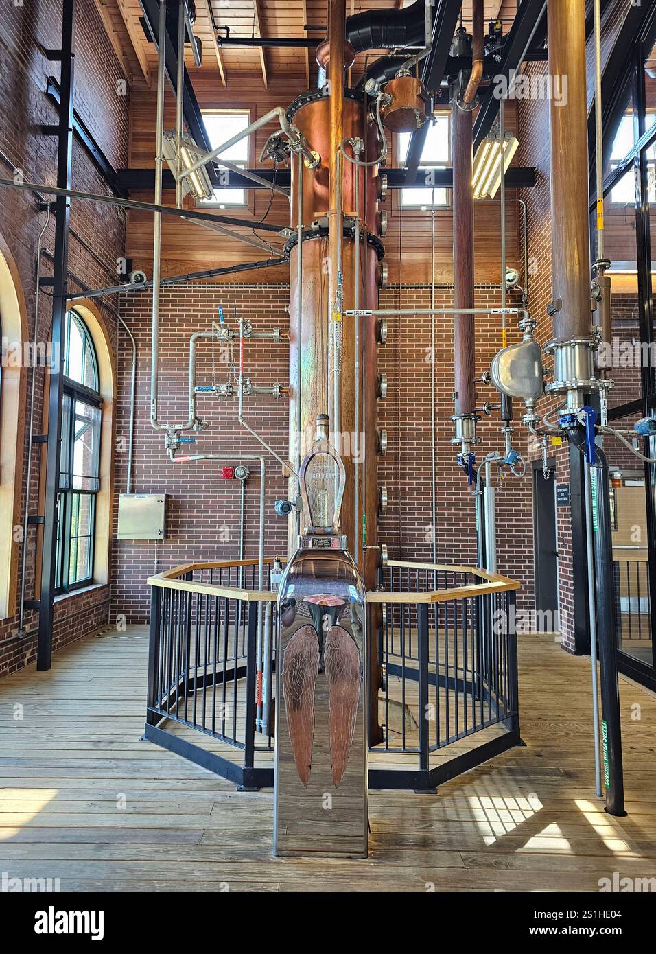 A still at Angels Envy Distillery, Louisville, Kentucky - Smartphone Captured Stock Image