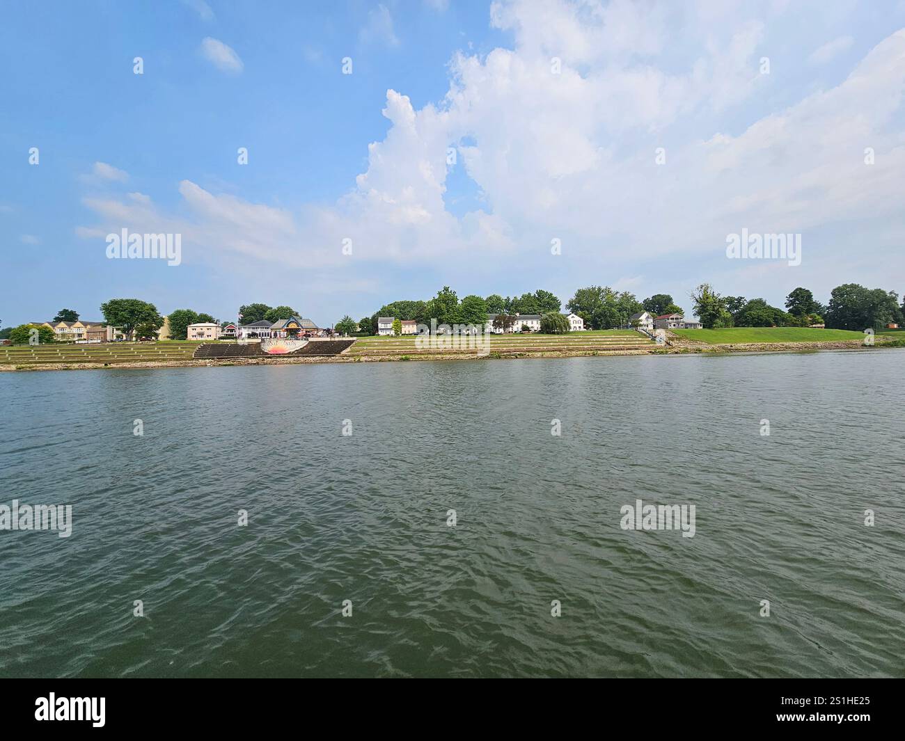 Rising Sun, Indiana - Smartphone Captured Stock Image