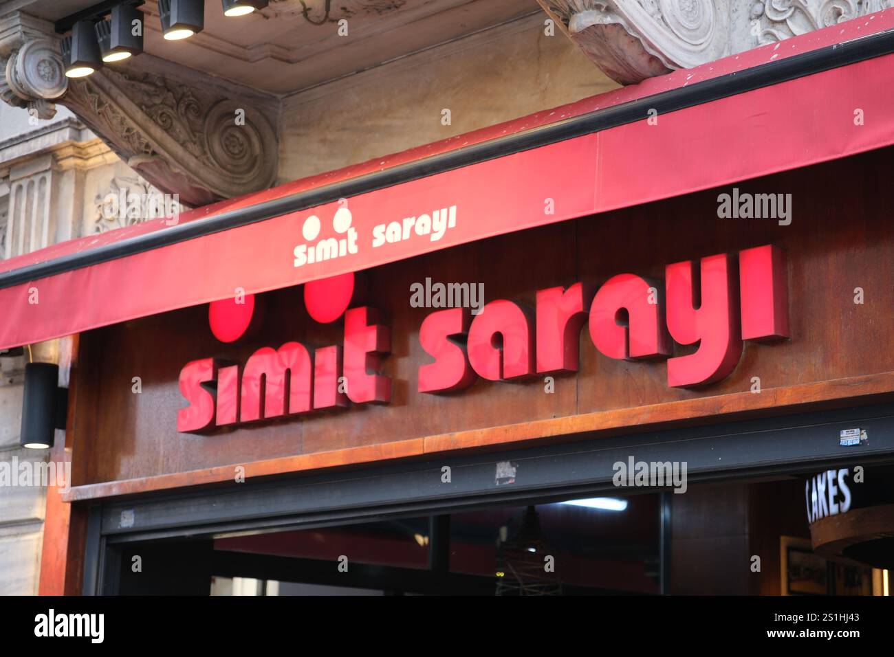 Simit Sarayi Restaurant brand logo close up Stock Photo - Alamy